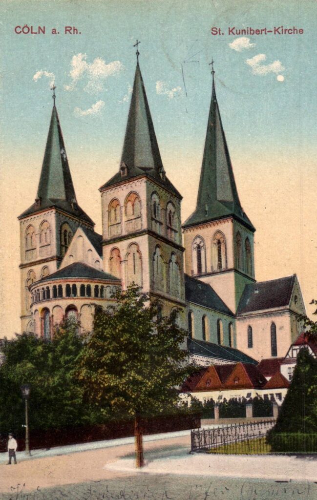 Postkarte St. Kunibert 1909